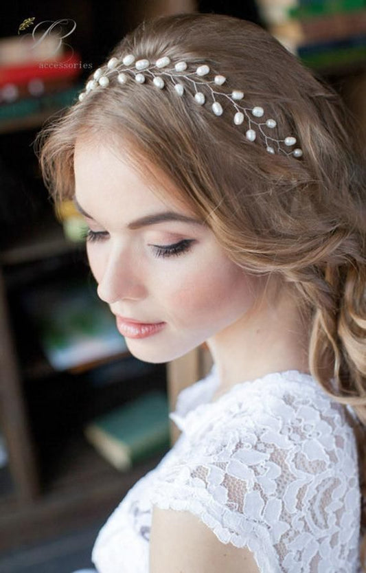 Pearl tiara for Bridesmaid