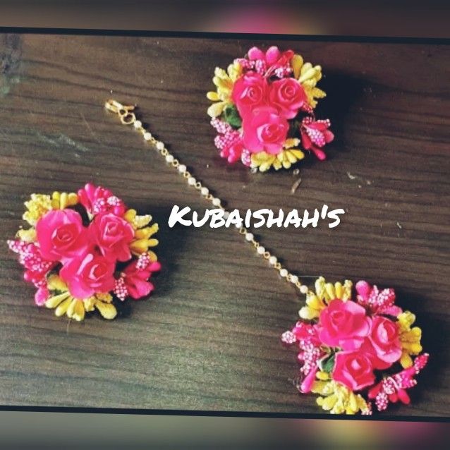 floral jewellery for mehndi