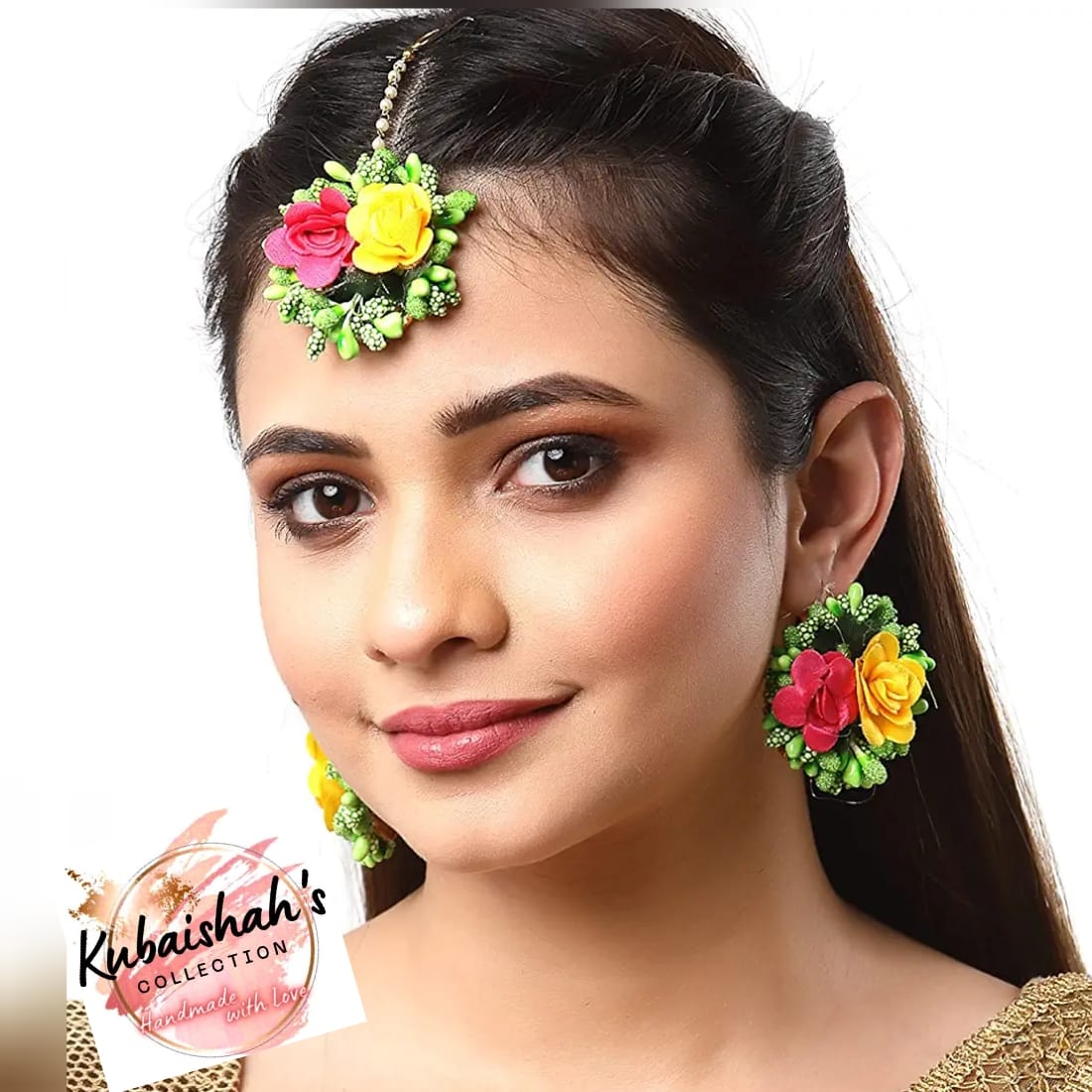 floral jewellery for mehndi